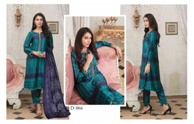 Hala Tie Dye  Karachi  Heavy Cotton Wholesale Cotton Dress Material  