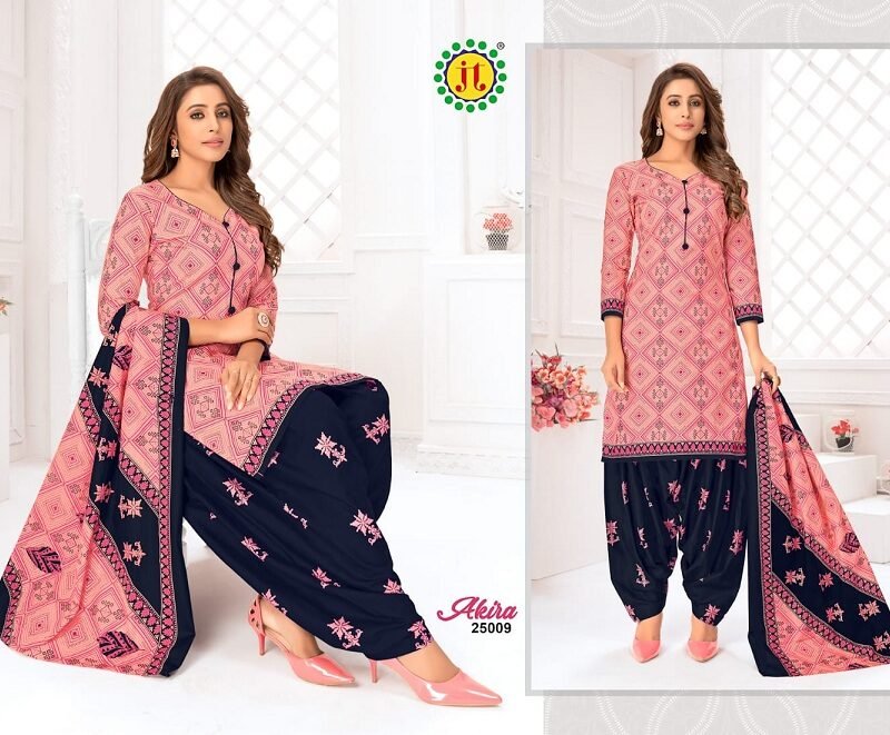 JT Akira Vol 25 Wholesale Cotton Dress Material