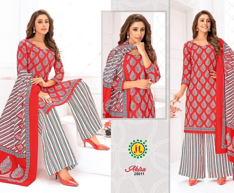 JT Akira Vol 25 Wholesale Cotton Dress Material