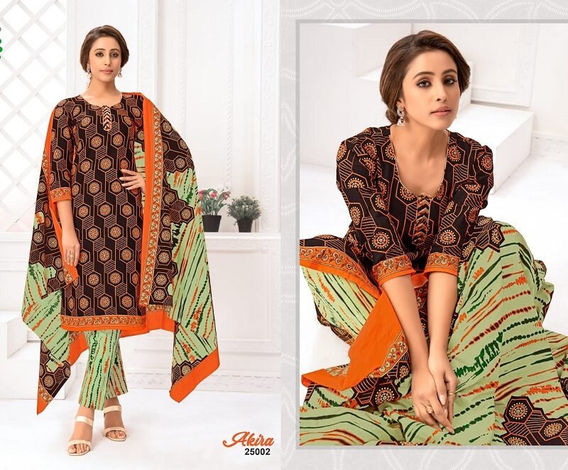 JT Akira Vol 25 Wholesale Cotton Dress Material