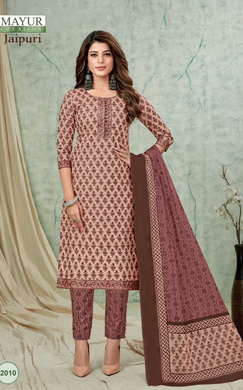 Jaipuri Vol 2 Mayur Wholesale Cotton Dress Material