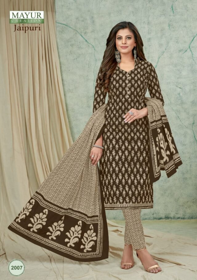 Jaipuri Vol 2 Mayur Wholesale Cotton Dress Material