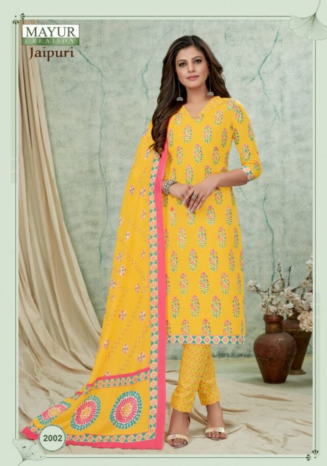 Jaipuri Vol 2 Mayur Wholesale Cotton Dress Material
