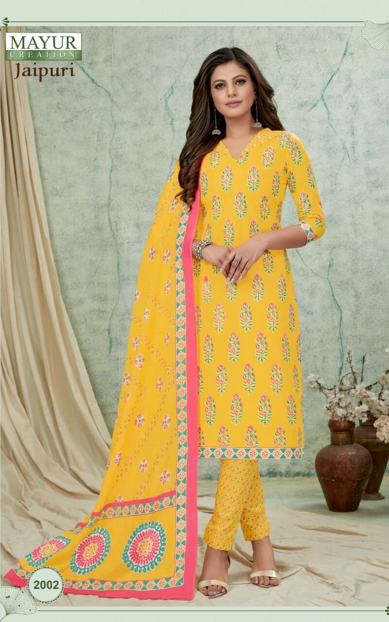Jaipuri Vol 2 Mayur Wholesale Cotton Dress Material