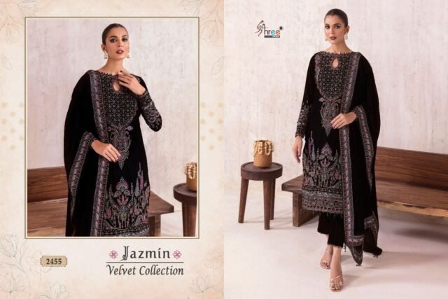 Jazmin Velvet Collection Shree Fabs Pashmina Pakistani Salwar Suits