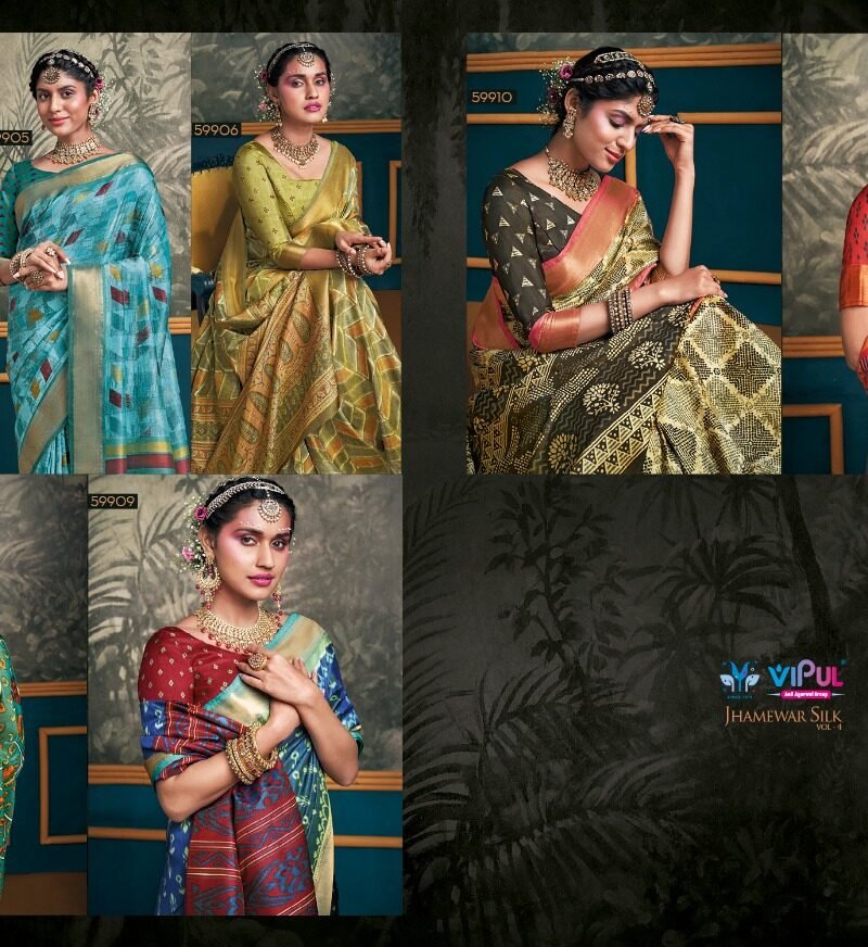 Jhamewar silk Vipul Saree Wholesale Market Mumbai - Wholesale Saree