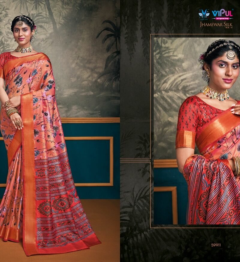 Jhamewar silk Vipul Saree Wholesale Market Mumbai - Wholesale Saree