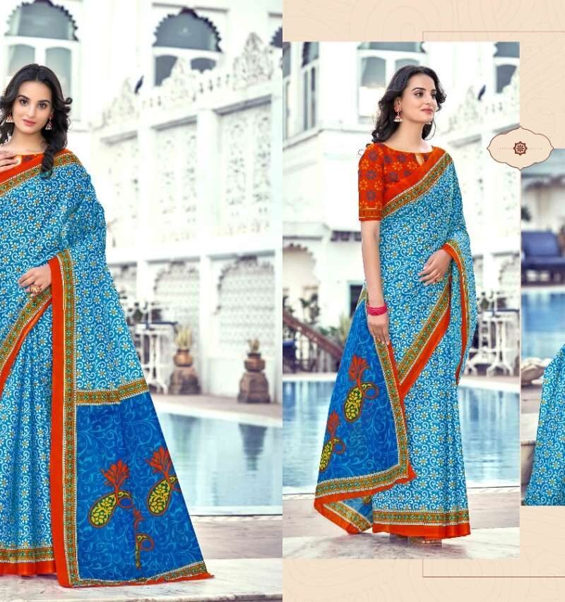 Jiyaan Resham Cotton Saree With B.P Surat Wholesale Saree Market - Wholesale Saree