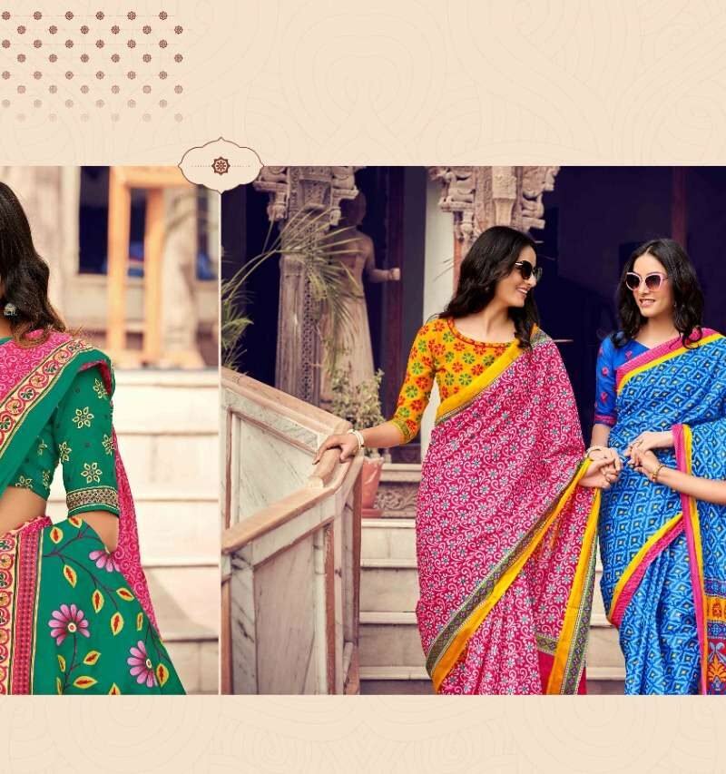 Jiyaan Resham Cotton Saree With B.P Surat Wholesale Saree Market - Wholesale Saree
