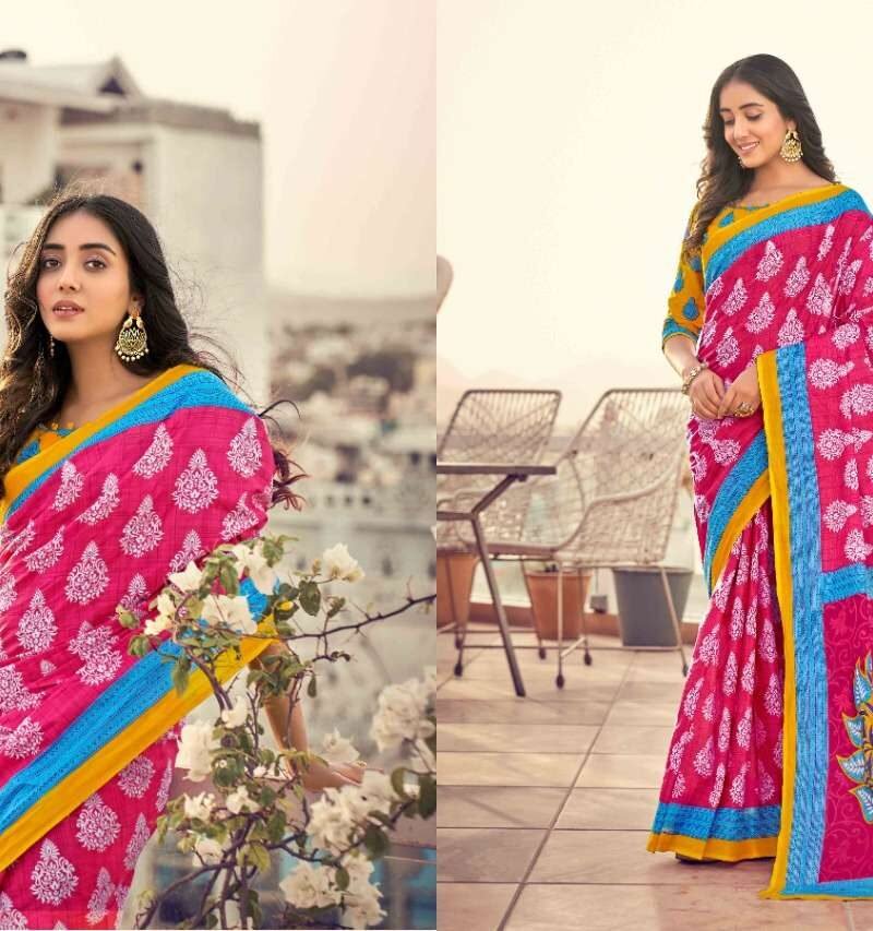 Jiyaan Resham Cotton Saree With B.P Surat Wholesale Saree Market - Wholesale Saree