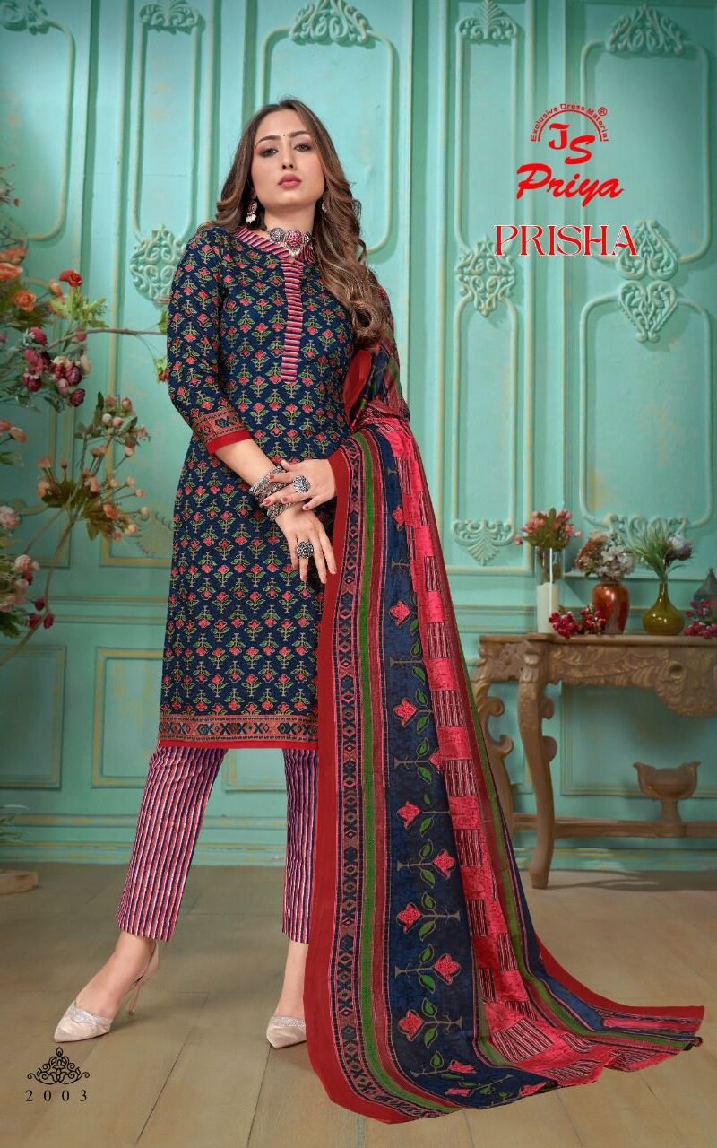 Js Priya Prisha Vol 2 Wholesale Cotton Dress Material