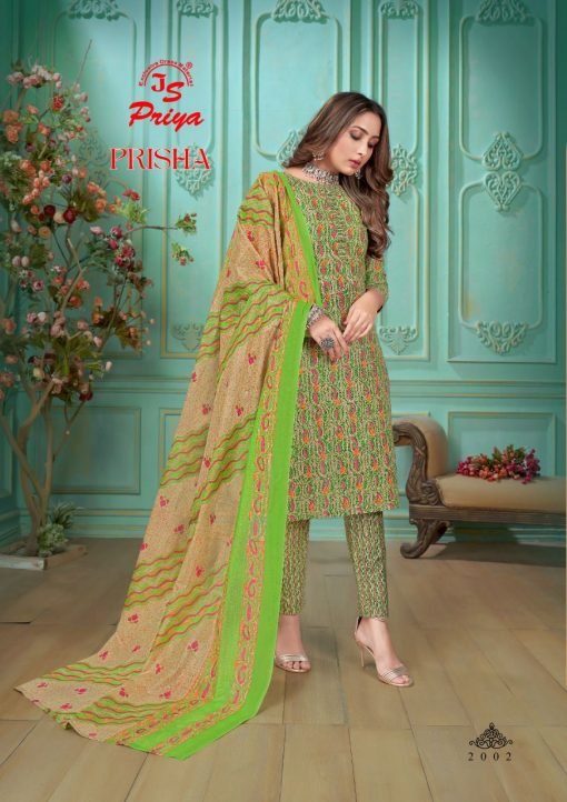 Js Priya Prisha Vol 2 Wholesale Cotton Dress Material