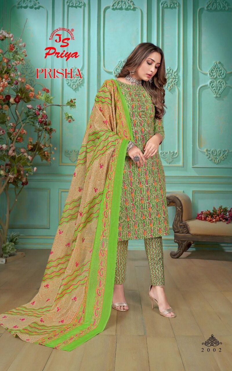 Js Priya Prisha Vol 2 Wholesale Cotton Dress Material