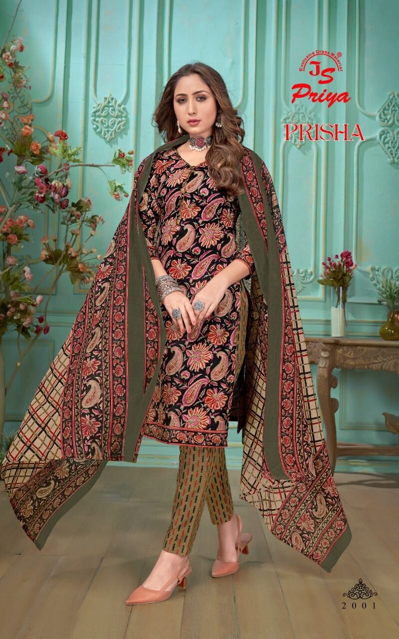 Js Priya Prisha Vol 2 Wholesale Cotton Dress Material
