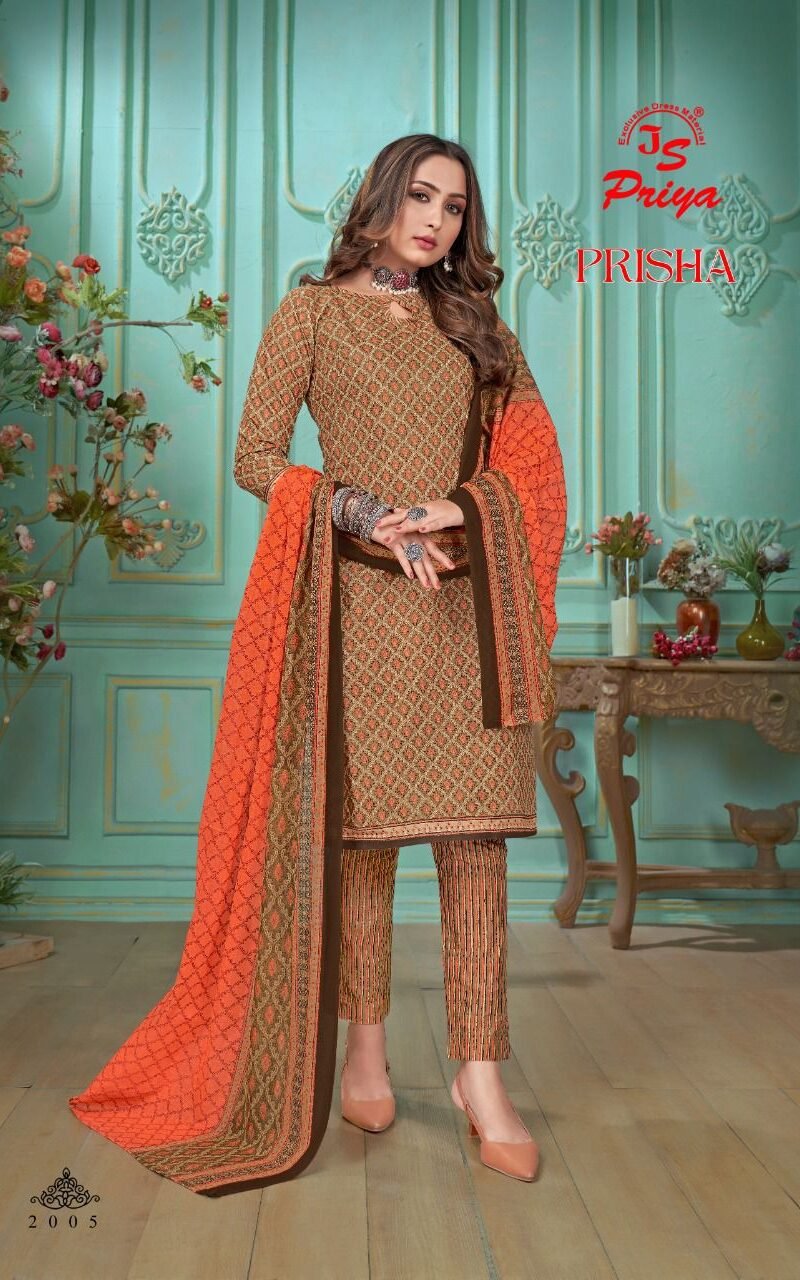 Js Priya Prisha Vol 2 Wholesale Cotton Dress Material