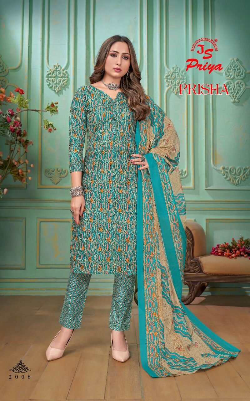 Js Priya Prisha Vol 2 Wholesale Cotton Dress Material