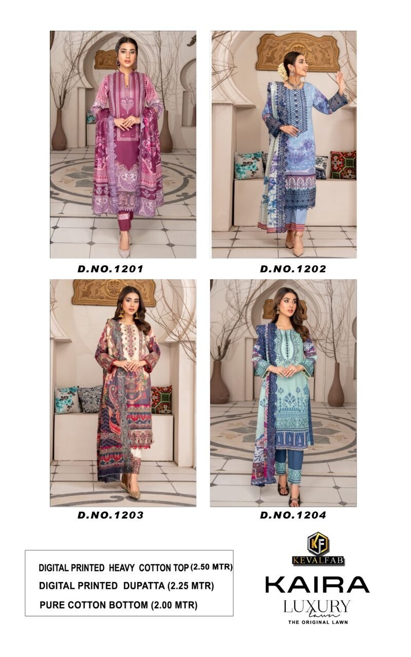 Kaira Vol 12 Keval Fab Wholesale Cotton Dress Material