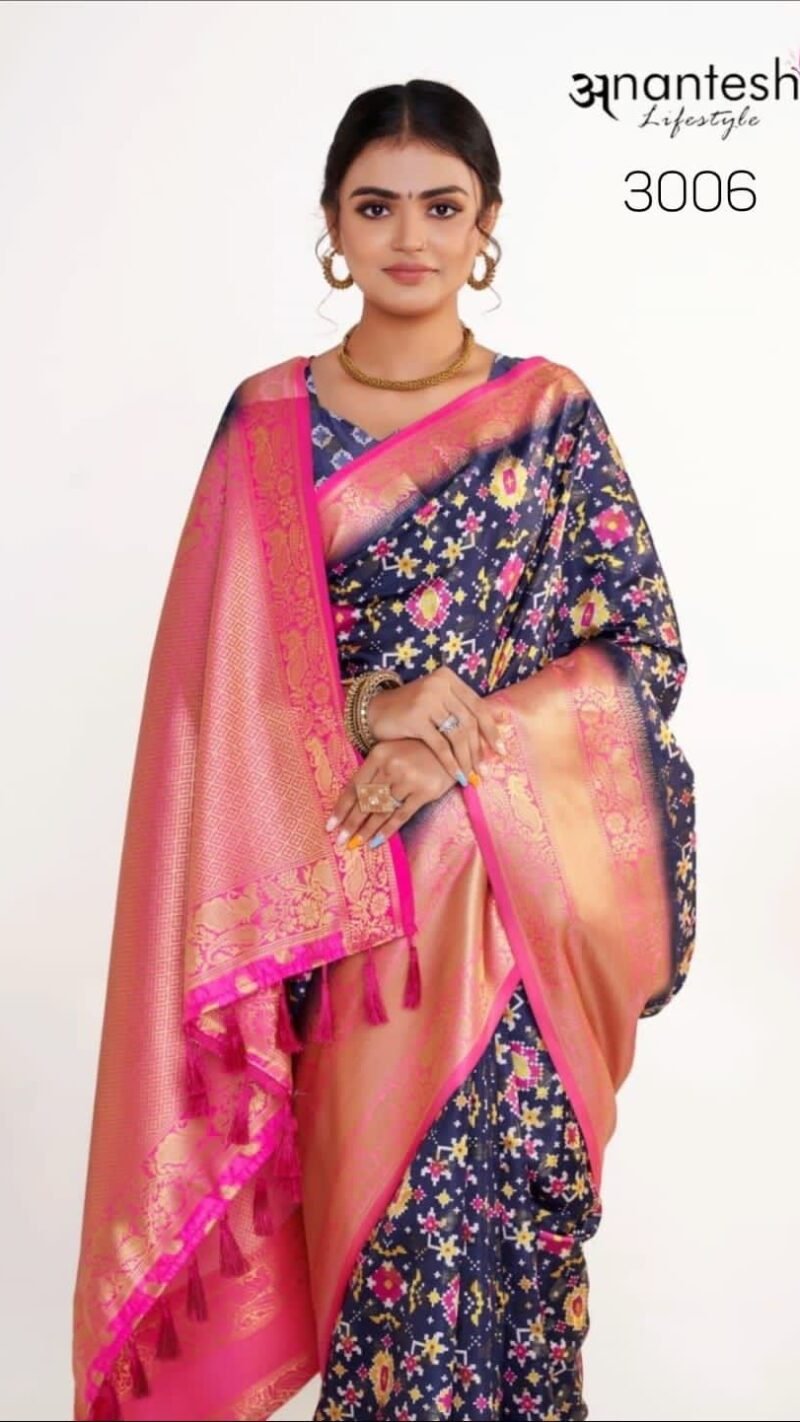 Kalamkari Pattu Silk Anantesh Lifestyle Wholesale Saree Market - Wholesale Saree