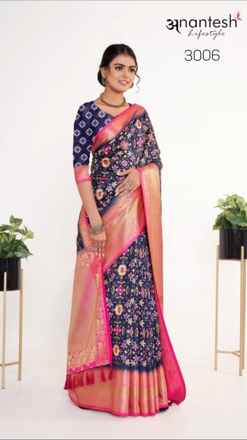 Kalamkari Pattu Silk Anantesh Lifestyle Wholesale Saree Market - Wholesale Saree