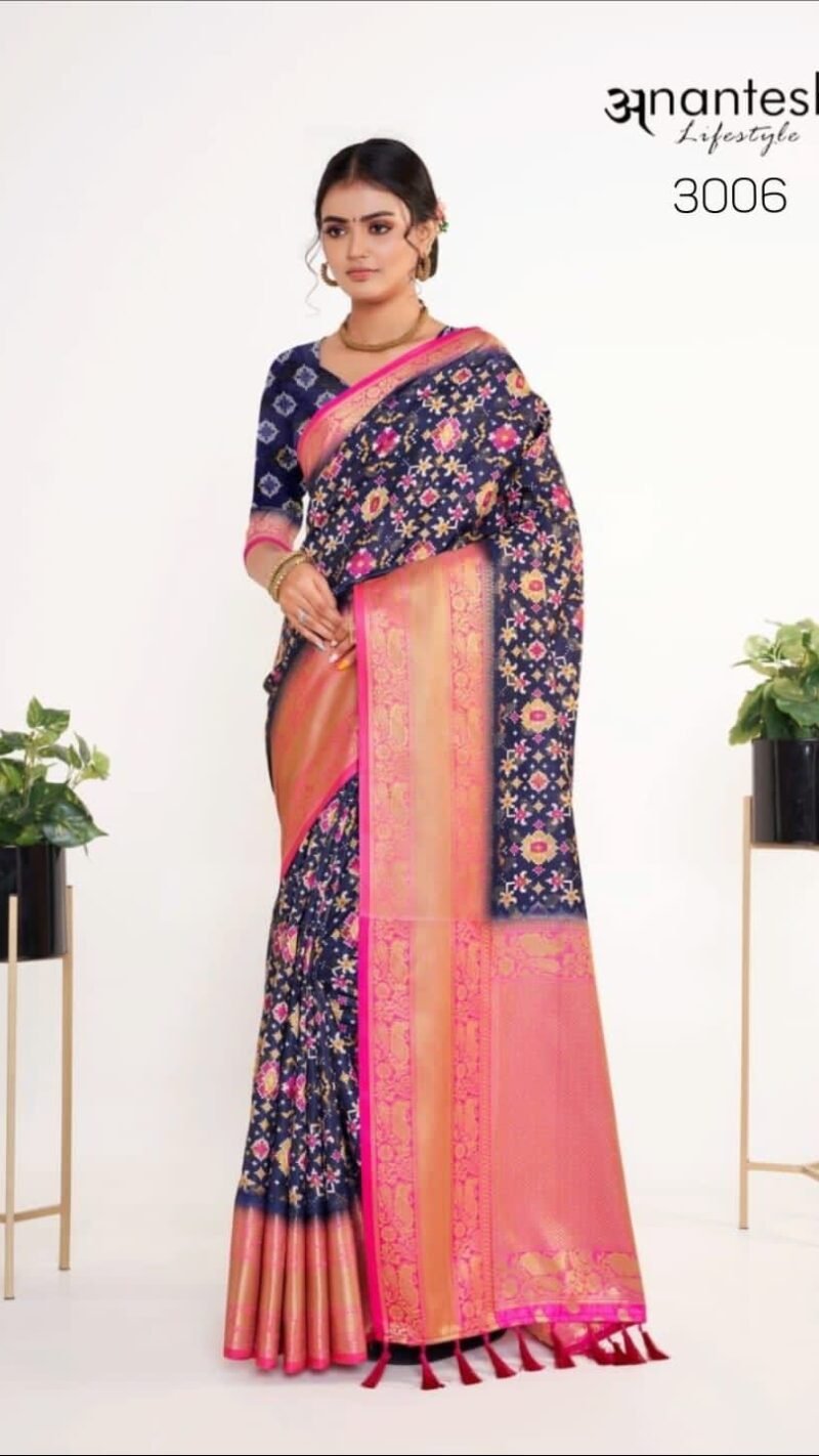 Kalamkari Pattu Silk Anantesh Lifestyle Wholesale Saree Market - Wholesale Saree