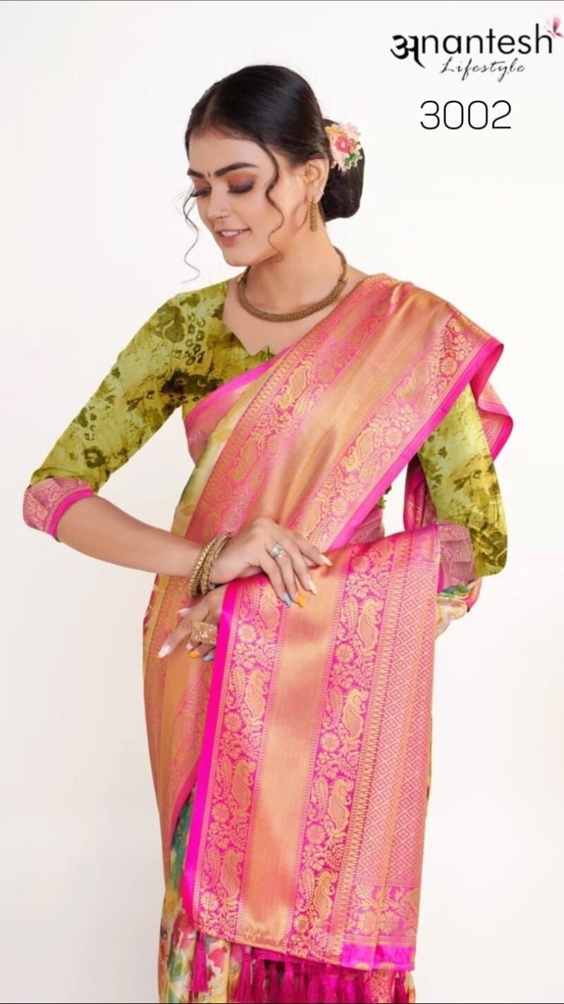 Kalamkari Pattu Silk Anantesh Lifestyle Wholesale Saree Market - Wholesale Saree