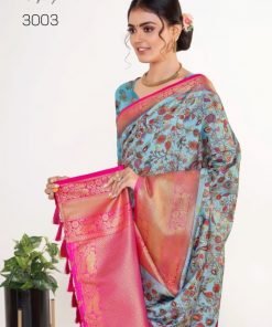Kalamkari Pattu Silk Anantesh Lifestyle Wholesale Saree Market - Wholesale Saree