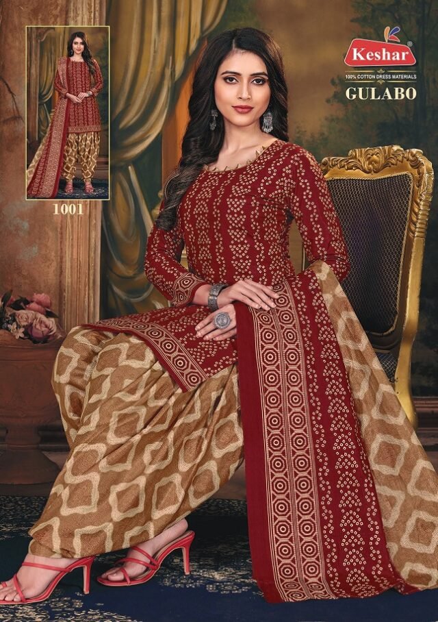 Kesar Gulabo Vol 1 Wholesale Cotton Dress Material