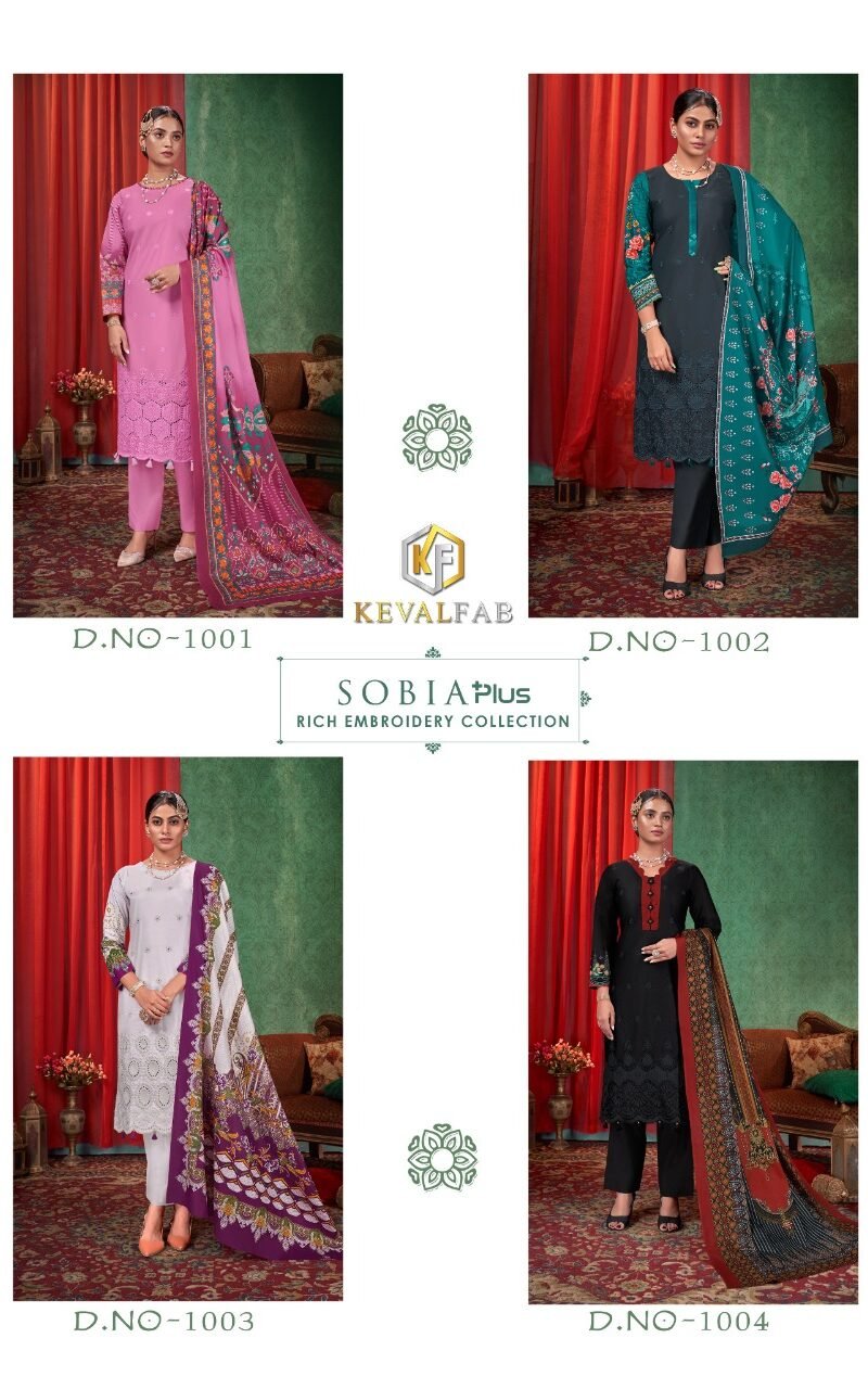 Keval Fab Sobia Plus Pakistani Salwar Suits