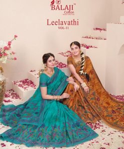 Leelavathi Vol 11 Balaji Cotton Wholesale Market Surat Saree - Wholesale Saree