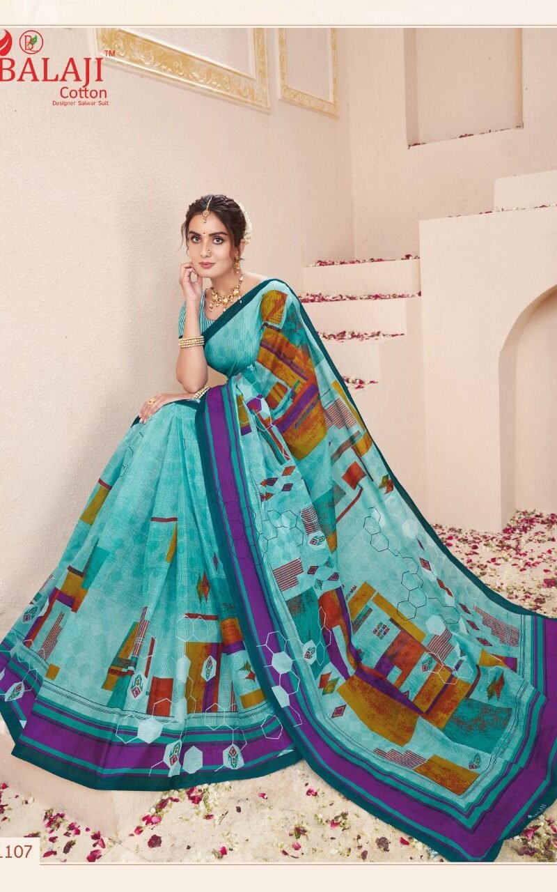 Leelavathi Vol 11 Balaji Cotton Wholesale Market Surat Saree - Wholesale Saree