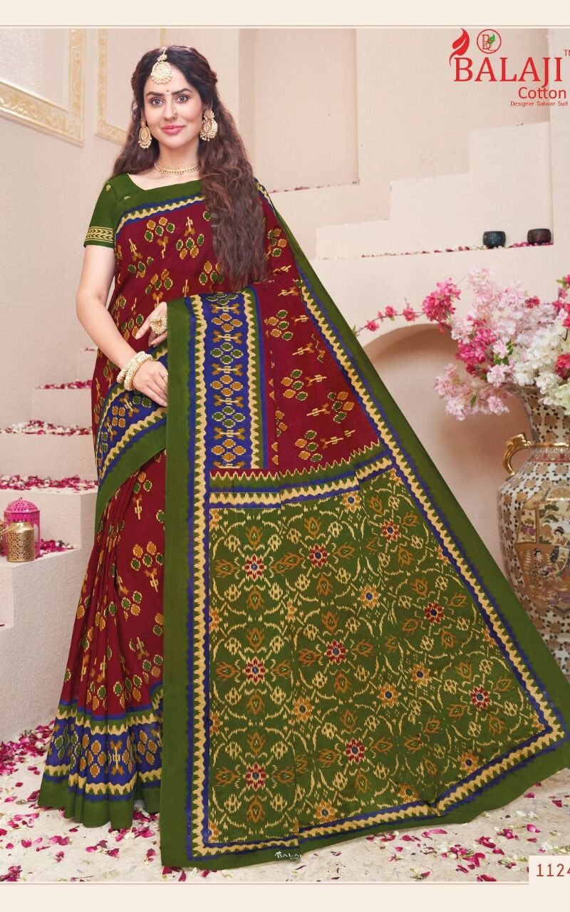 Leelavathi Vol 11 Balaji Cotton Wholesale Market Surat Saree - Wholesale Saree