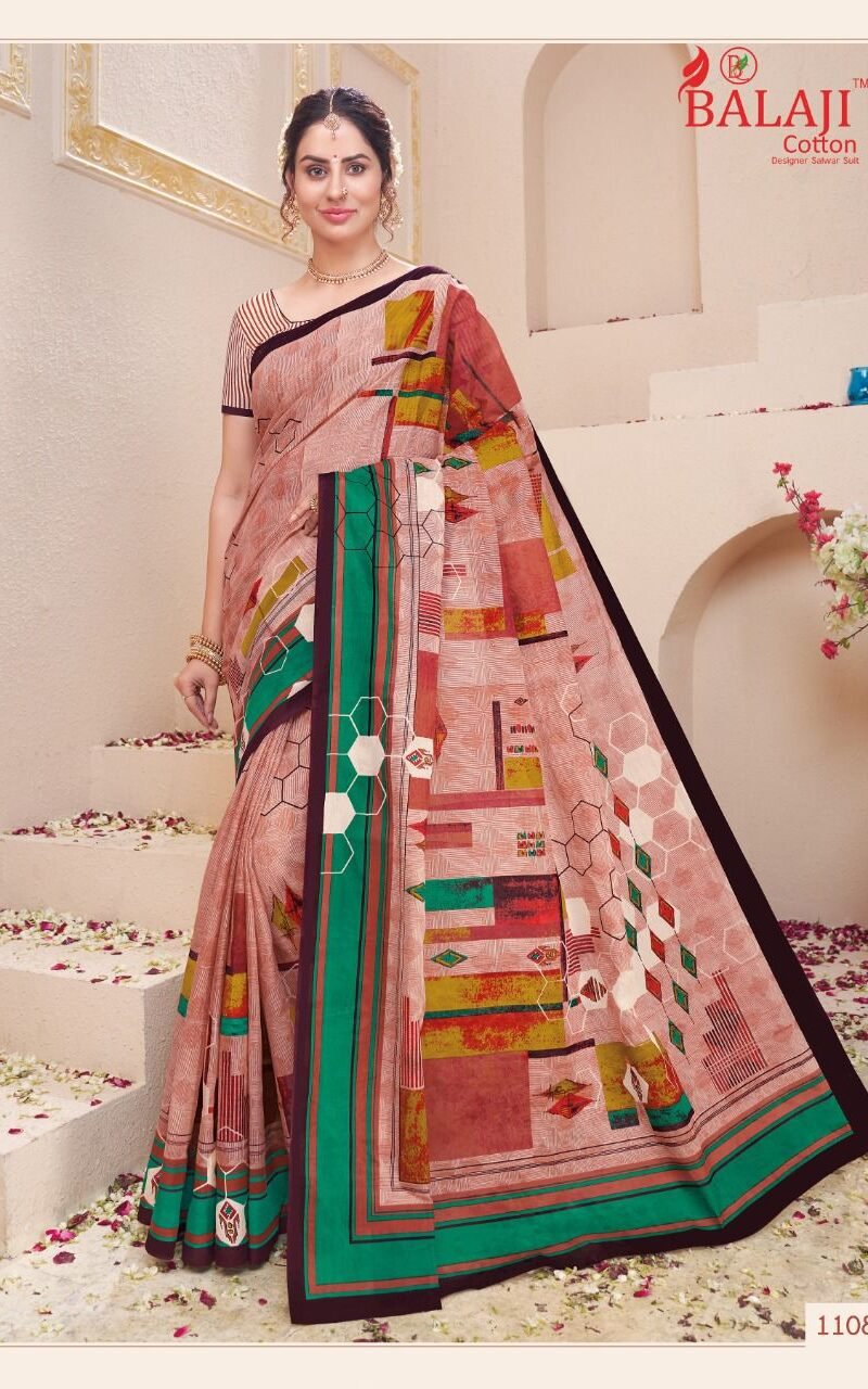 Leelavathi Vol 11 Balaji Cotton Wholesale Market Surat Saree - Wholesale Saree