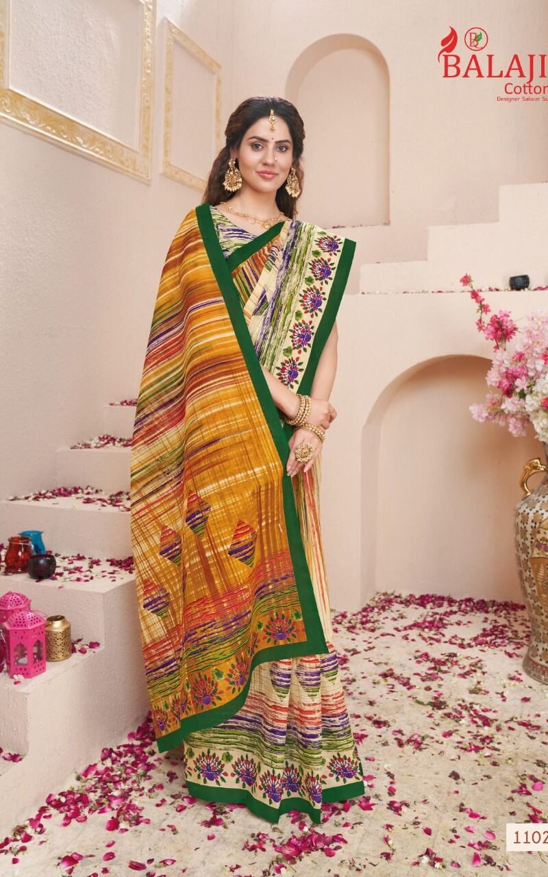 Leelavathi Vol 11 Balaji Cotton Wholesale Market Surat Saree - Wholesale Saree