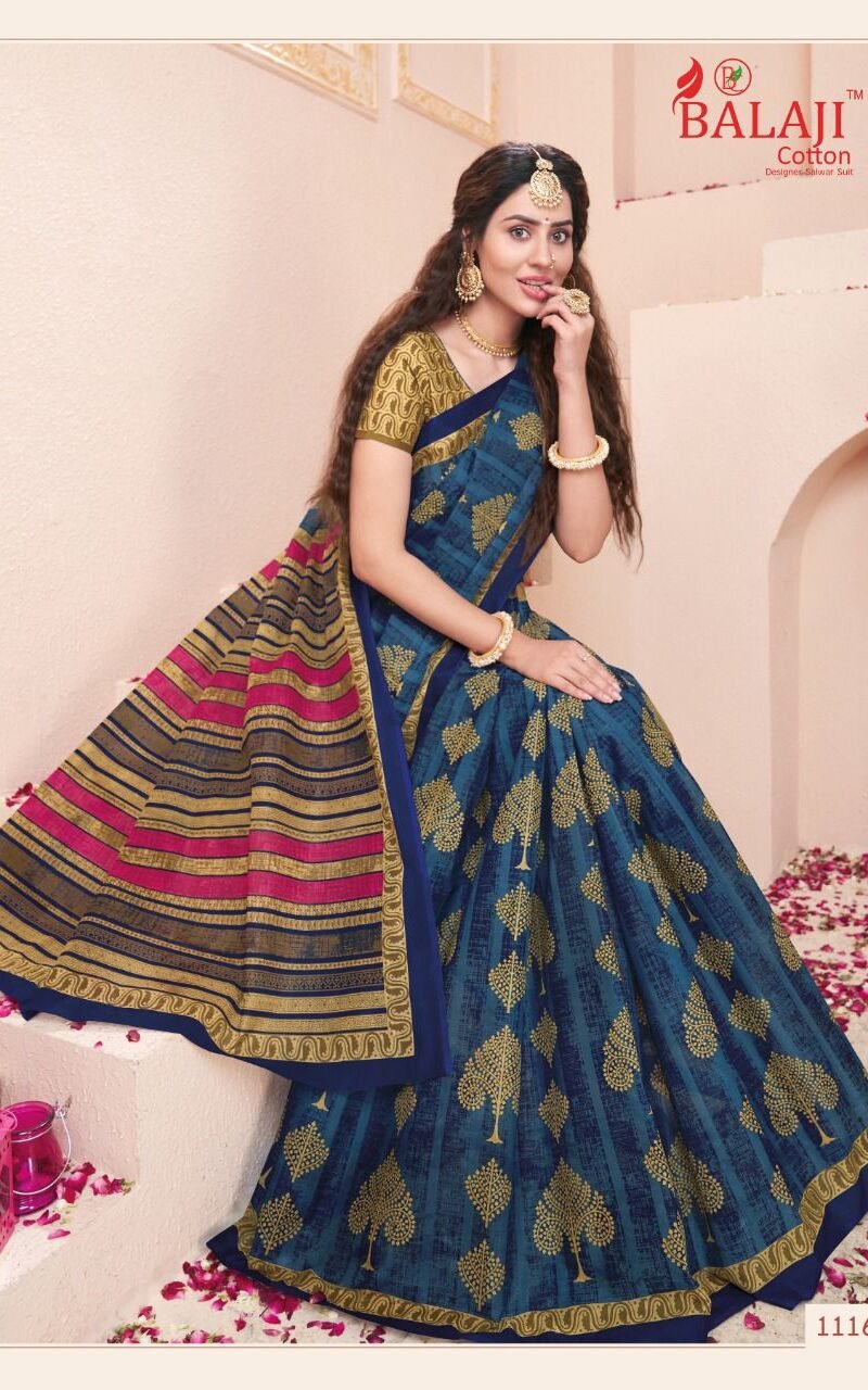 Leelavathi Vol 11 Balaji Cotton Wholesale Market Surat Saree - Wholesale Saree