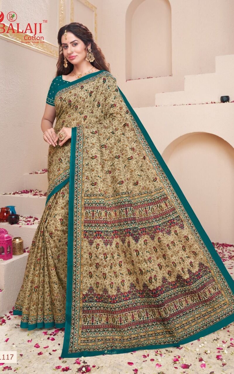 Leelavathi Vol 11 Balaji Cotton Wholesale Market Surat Saree - Wholesale Saree