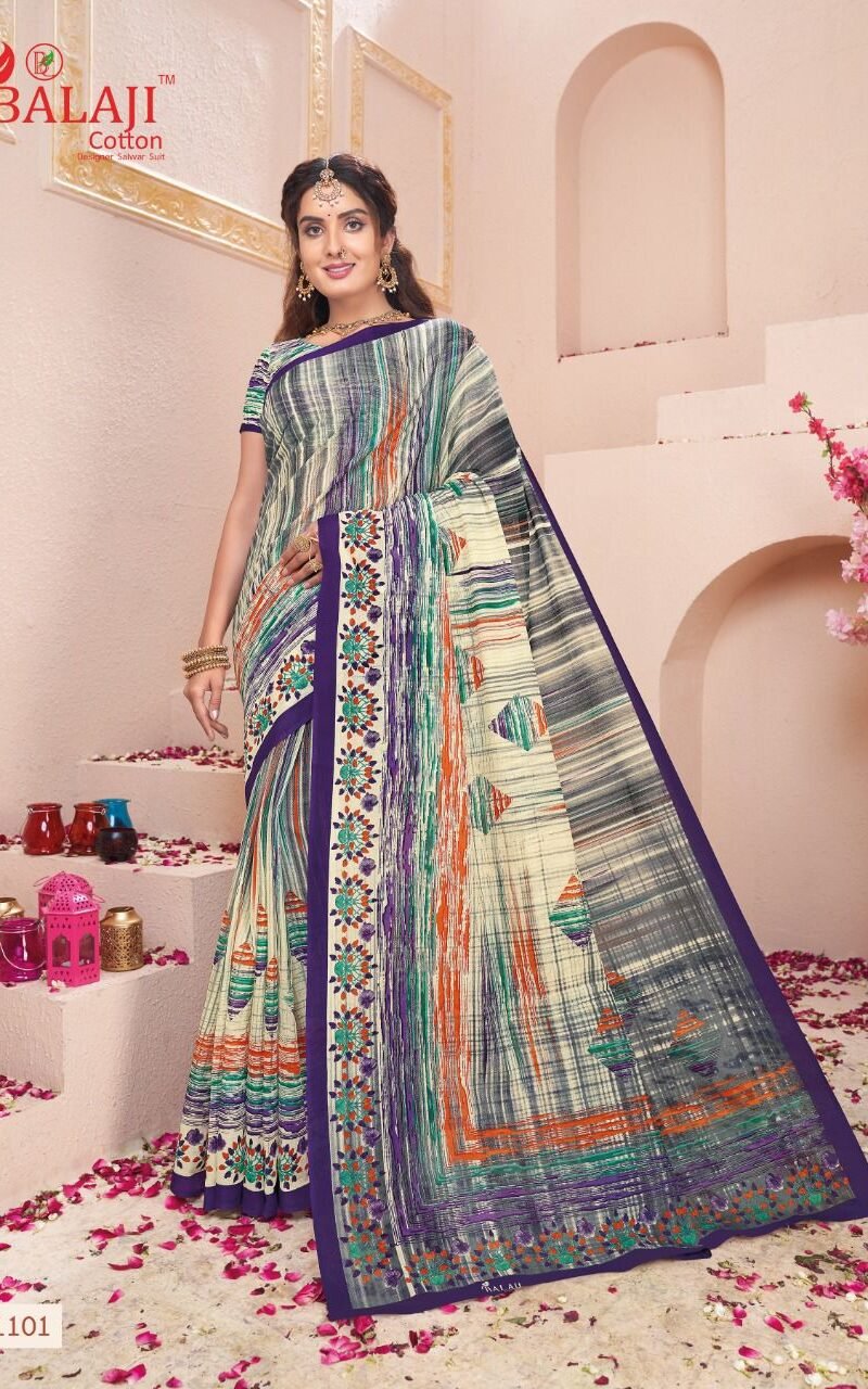 Leelavathi Vol 11 Balaji Cotton Wholesale Market Surat Saree - Wholesale Saree