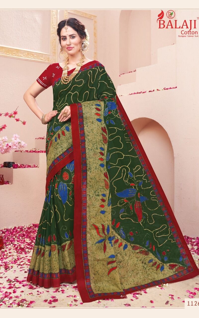 Leelavathi Vol 11 Balaji Cotton Wholesale Market Surat Saree - Wholesale Saree