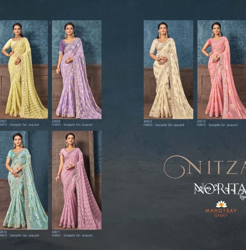 Mahotsav Norita Nitzah Wholesale Market For Saree In Mumbai - Wholesale Saree