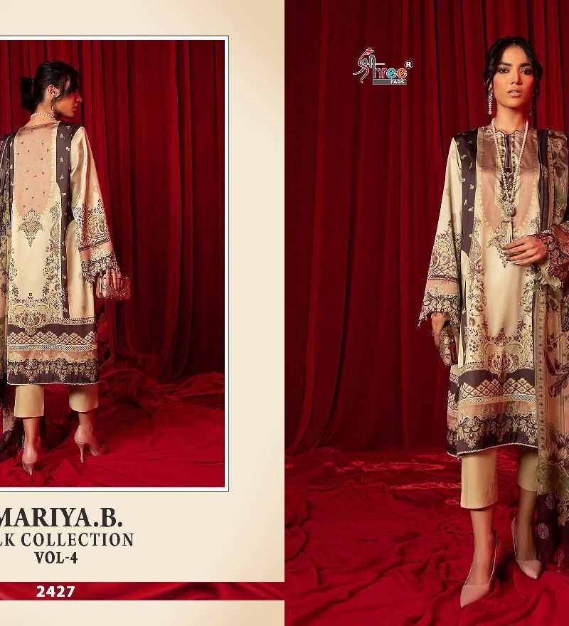Maria B Silk Collection Vol 4 Shree Fabs Pakistani Salwar Suits