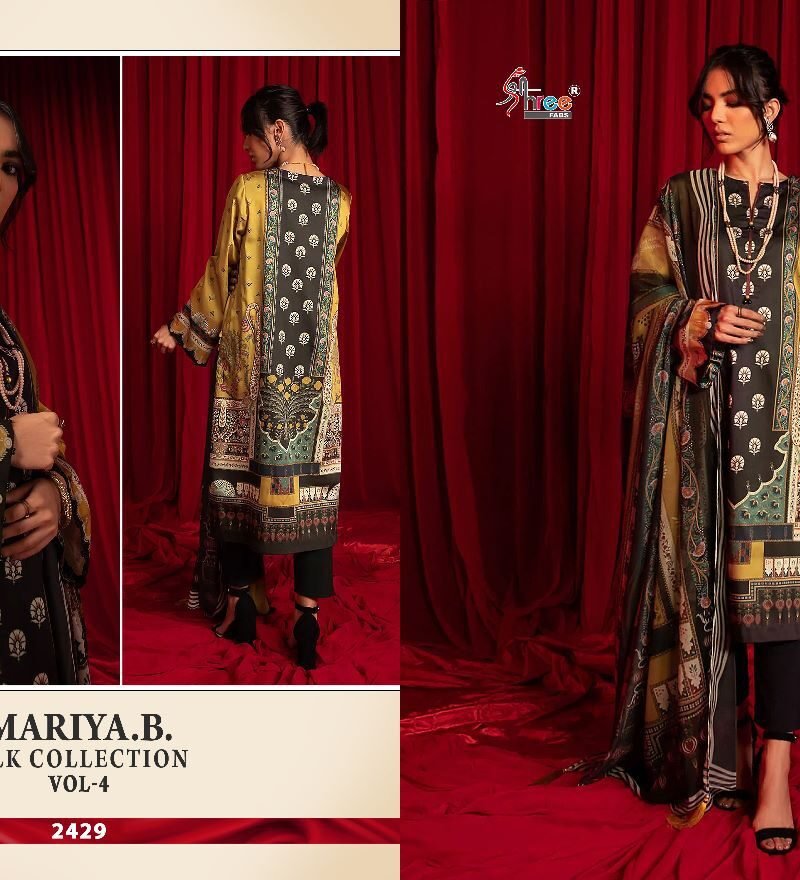 Maria B Silk Collection Vol 4 Shree Fabs Pakistani Salwar Suits