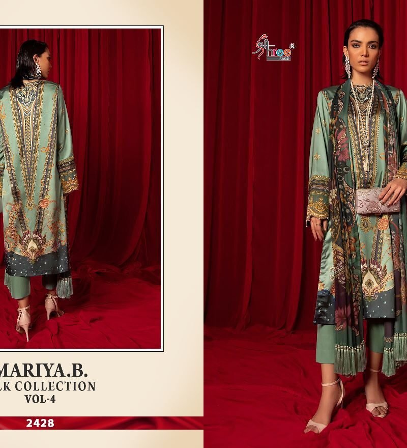 Maria B Silk Collection Vol 4 Shree Fabs Pakistani Salwar Suits