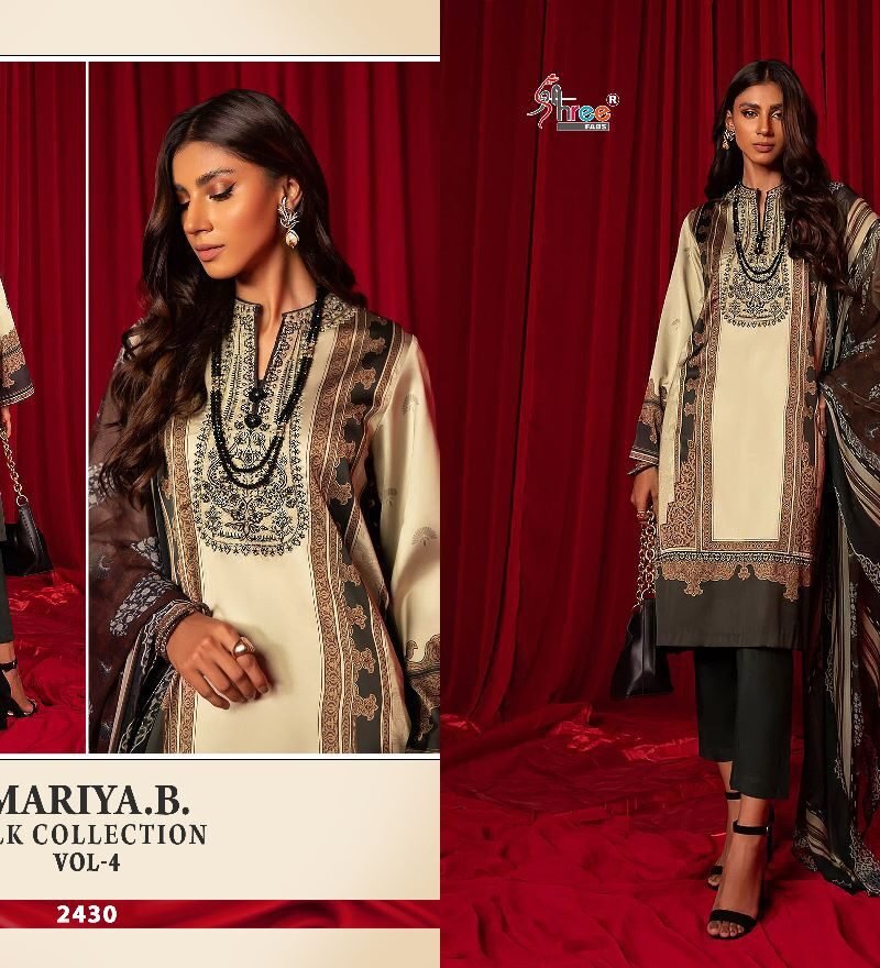 Maria B Silk Collection Vol 4 Shree Fabs Pakistani Salwar Suits