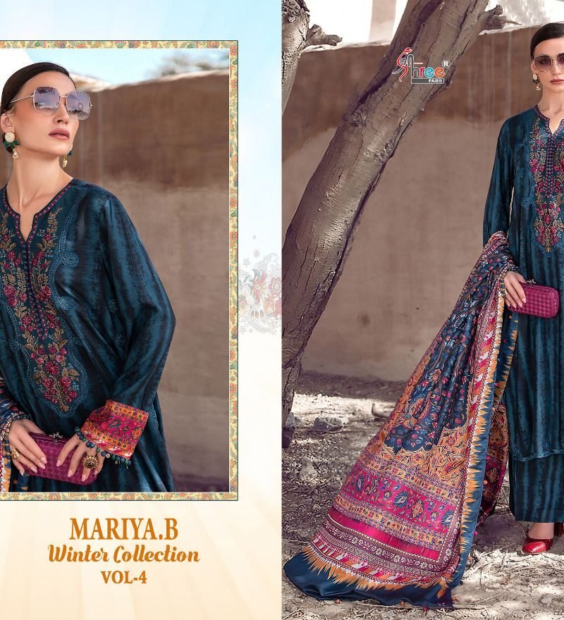 Maria B Winter Collection Vol 4 Shree Fabs Pakistani Salwar Suits