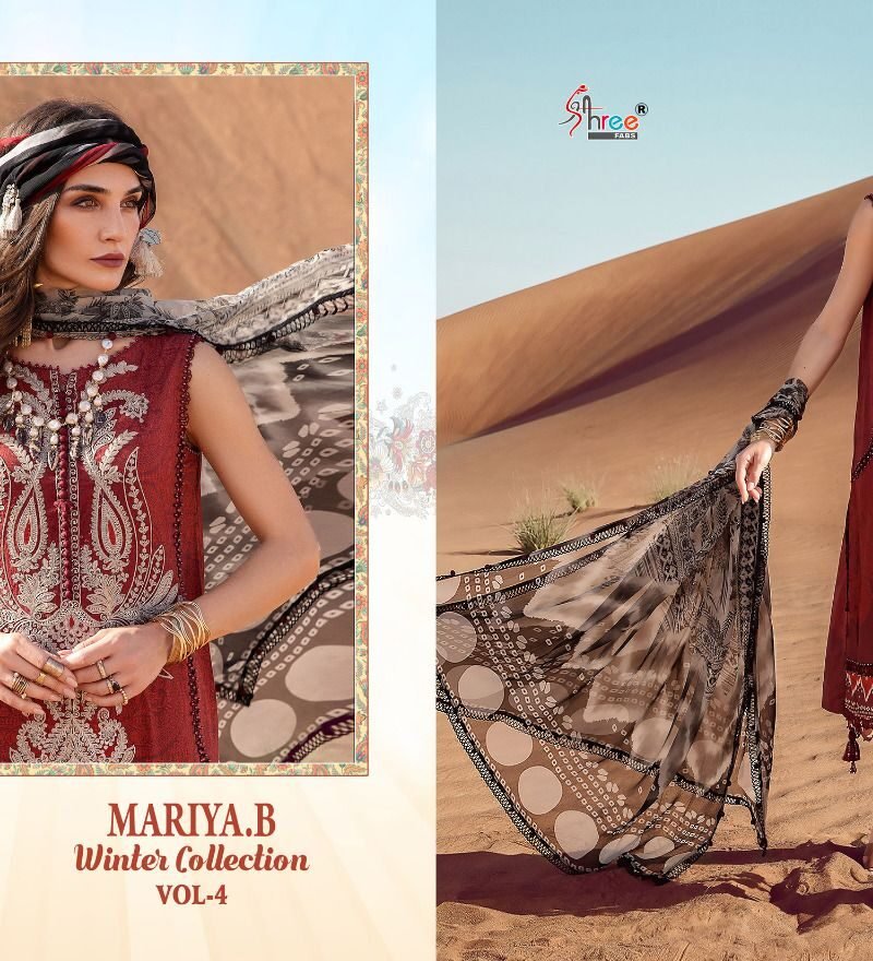 Maria B Winter Collection Vol 4 Shree Fabs Pakistani Salwar Suits