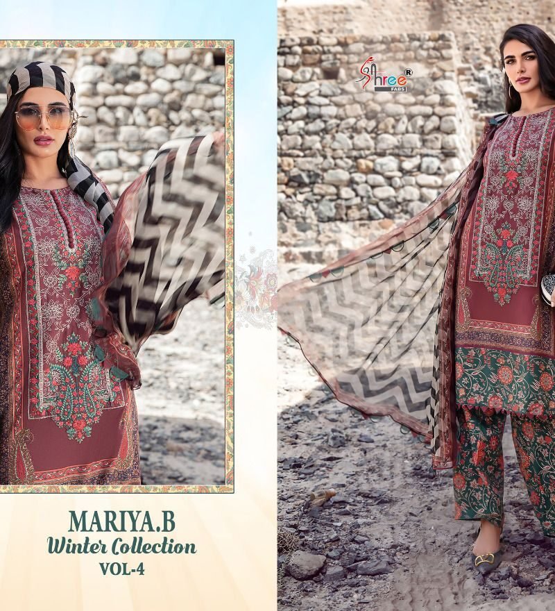Maria B Winter Collection Vol 4 Shree Fabs Pakistani Salwar Suits