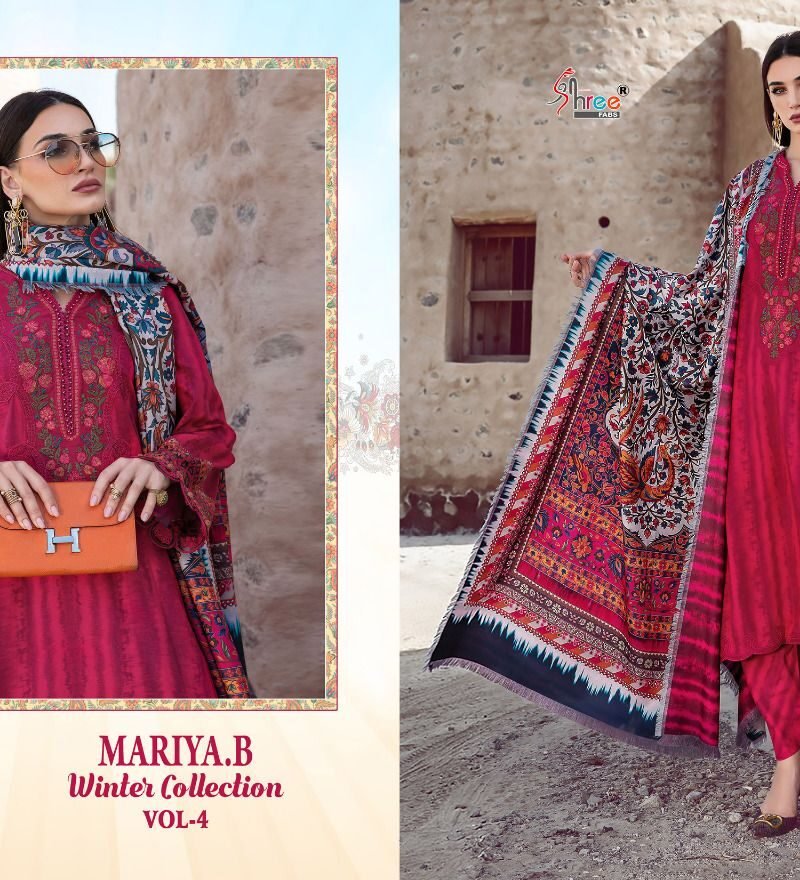 Maria B Winter Collection Vol 4 Shree Fabs Pakistani Salwar Suits