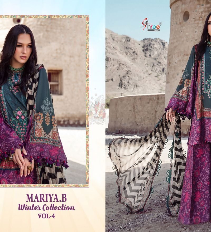 Maria B Winter Collection Vol 4 Shree Fabs Pakistani Salwar Suits
