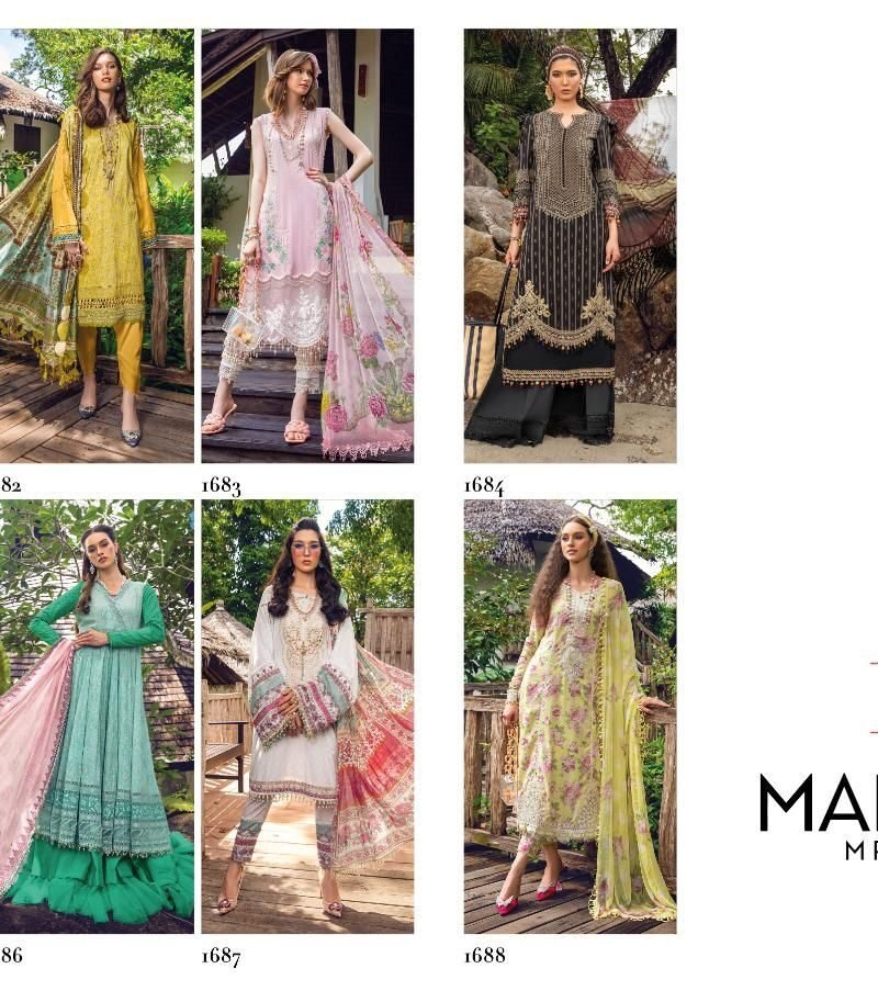 Mariab Mprint 22 Vol 3 Deepsy Pashmina Pakistani Salwar Suits