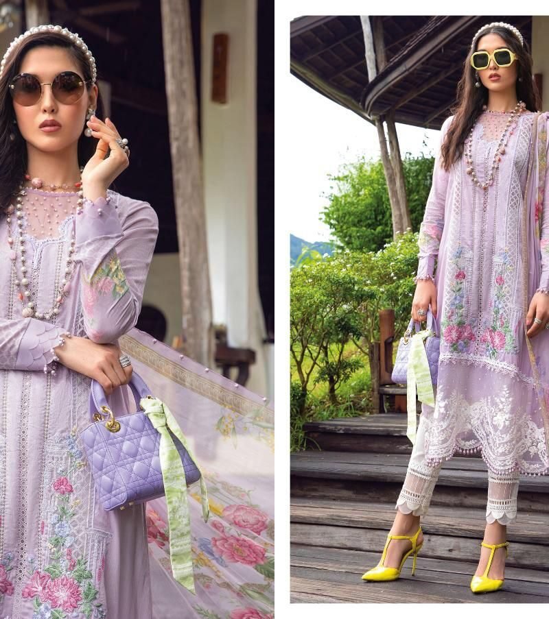 Mariab Mprint 22 Vol 3 Deepsy Pashmina Pakistani Salwar Suits
