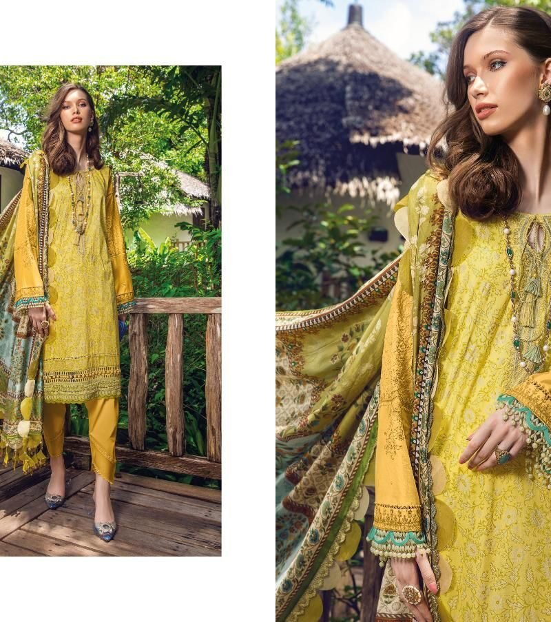 Mariab Mprint 22 Vol 3 Deepsy Pashmina Pakistani Salwar Suits